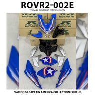 Rapido Cover Set Honda Vario 160 Captain America Collection (2) Blue VARIO160 Body Set Limited Editi