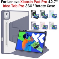 For 2025 Lenovo Xiaoxin Pad Pro 12.7'' 360° Rotating Stand Case Idea Tab Pro 12.7 TB373FU/TB375FC/TB
