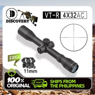 【Free 11mm mount】Discovery VT-R 4X32Ac Riflescope for Short Range Hunting Scope Hd Riflescope Scope Mirror Cross Mirror Infrared Scope Used for PCP