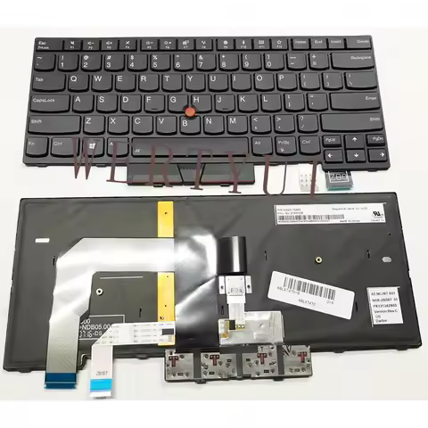 Keyboard For for Lenovo Thinkpad T470 A475 T480 A485 Laptop US Keyboard With Backlight