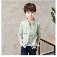Jacket spring and autumn for children, Korean fashion, solid colors, fall outfits for boys