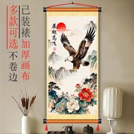 D painting Eagle Great Exhibition Macro Chart Wall painting Chinese Style Entrance Eagle Background 