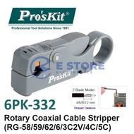 Pro'sKit 6PK-332 Rotary Coaxial Cable Stripper (RG-58/59/62/6/3C2V/4C/5C)