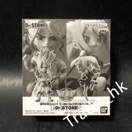 20年2月新貨！日本限定！全新未開封 日版 Banpresto 少年週刊應募 vol.2 (Set A) WCF Dr. Stone 石神千空 & 琥珀 組立式 景品