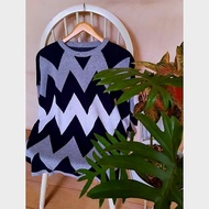 Qinell | Amelia Oversized Knit Blouse