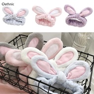 Oathnic Rabbit Hairband Bunnys Hairband Yoga Hairband Makeup Hairband Skincare Headband