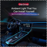 3 meter car ambient lighting interior LED light strip USB ambient cool light line