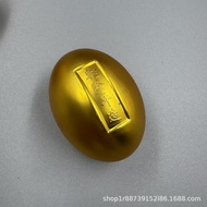 Antique Daqing Solid Copper Gilt Golden Egg Daqing Five Emperor Golden Egg Ornaments Antique Collect