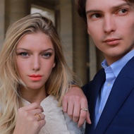 Meteorite Italy Burato Couple Ring 2022 New Style Trendy Ring Men Women Niche Design ICIC