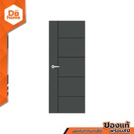 LEOWOOD ประตูปิดผิวเมลามีน 80x200 ซม. รุ่น S6-06 สี Platinum Grey |BAN|
