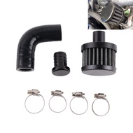 CCV Crankcase Ventilation Filter 07.5-18 Aluminum for Dodge Cummins Diesel 6.7L 2500 3500 Black