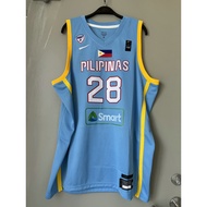New Original 2024 Gilas Pilipinas Jerseys 28# Kevin Quiambao Jersey