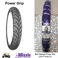 Ban Motor 2.50-17 Ring 17 Power Grip Mizzle Tubetype (bukan tubeless) - Ban Mizzle Baru - hanya ban luar tidak termasuk velg dan ban dalam