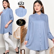 KATUN WOMEN'S TUNIC SHANGHAI COLLAR COTTON TWILL 3S TUNIC 622