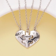 Best Friend Necklace 3-piece HeartFOREVER