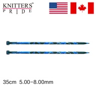 Knitter's Pride Marblz 35cm Single Head Straight Needle Dream Color Straight Needle Handmade DIY Too
