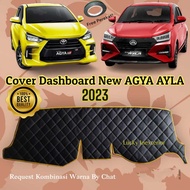 New AGYA AYLA 2023 Toyota Daihatsu Premium Leather Car Dashboard Cover Dashboard Protector Accessori