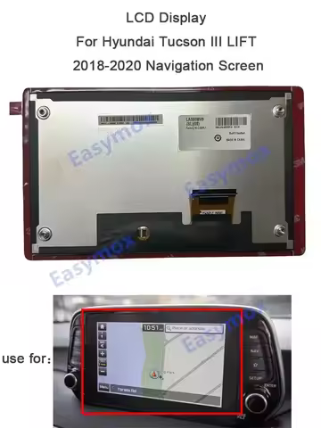 LCD DISPLAY TOUCH SCREEN For Hyundai Tucson III MK3 2018 2019 2020 Navigation Krell 96560D7811ZL5 AV
