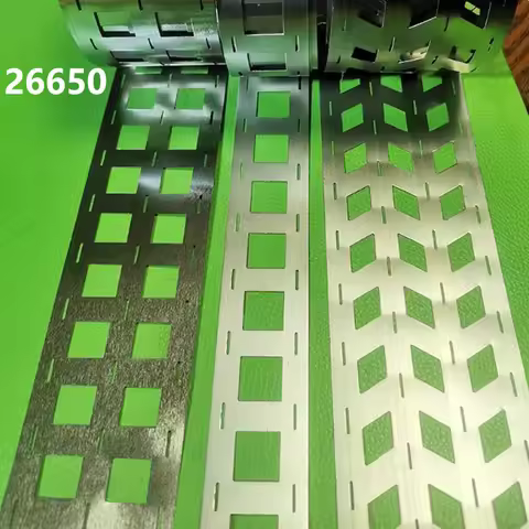 26650 Lithium Battery Nickel Plating Strip 26700 26800 Battery Connecting Tab Punched Nickel Plating