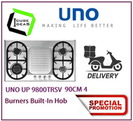 UNO UP 9800TRSV GAS HOB - 4 BURNERS / FREE EXPRESS DELIVERY
