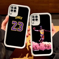 White Casing for Samsung A04E A22 A06 A07 A04 A05 F04 J2 M04 J7 Prime A12 Pro 5G S103 Lebron James