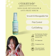 OMumsie Silky Soft Kids Hair Detangler Serum | Curly Hair | Designed for Frizzy & Dry Hair | Local S