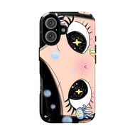 Phone case Applicable iPhone Suitable for Big-Eyed Girl Jellyfish iPhone17/16promax Phone case iPhon