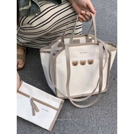 korean handbag tote bag woman ooahz homemade [korean canvas bag] daily shoulder bag class bag handbag bag bag mother bag mommy bag