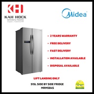 MRM584S​ 515L SIDE BY SIDE FRIDGE (SILVER) - 2 YEARS MANUFACTURER WARRANTY + FREE DEL