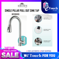 Iborn New Arrival Pillar mounted pull out kitchen mixer sink tap IB212003SS-BL IB212003SS (S/Steel 3