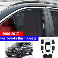 Car Window Shades For Toyota Rush 7 seater 2006-2017 Car Side Window Curtain Sun Shade Mesh UV Prote