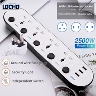 Ready Stock UK Plug power socket expansion multi-functional household Electrical socket Smart Extens