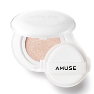 [AMUSE] Ceramic Skin Perfector Cushion (+ REFILL) | High-Gloss Dewy Foundation | SPF45 PA++ | K-Beau