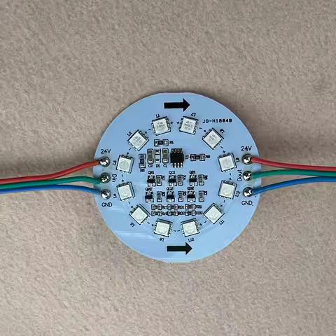 20pcs DC24V non-waterproof WS2811 pixel module,2.88W;67mm diameter;