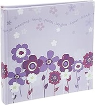 Pioneer Photo Albums 200 Pocket Printed Lavender Blooms Design Photo Album for 4 by 6-Inch Prints