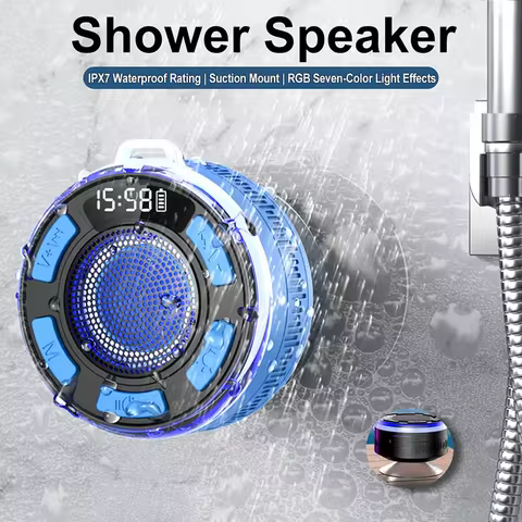 Wireless Bluetooth S3 Speaker IPX7 Waterproof LED Light Strong bass Bluetooth speaker Type-C S3 IPX7