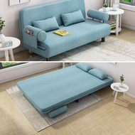 Folding double sofa bed dual purpose small unit single living room multi function bedroom lazy little sofa tatami