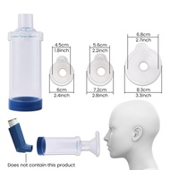 Adult Children  Asthma Spacer with Mask  S/M/L Size Inhaler Spacer Device Silicone Aerosol Booth for