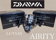 Reel Spinning Daiwa Luvias Airity LT 21 1000S, 2500, 3000-XH, 4000-CXH