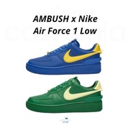 可3期分期0利率 👟AMBUSH x Nike Air Force 1 Low 綠黃色/藍黃色 DV3464-300 DV3464-400 男女通用款式