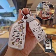 Cute Cartoon Blade Flip Key Cover For VVDI KD A28 NA28 Modified 3 Button Aftermarket Remote Full Wra