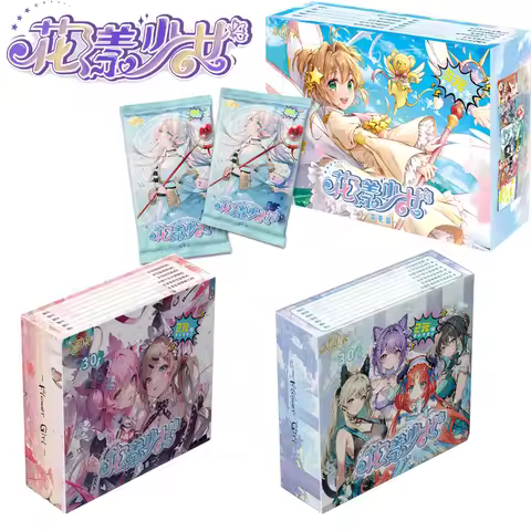 Goddess Story Flower Girl Collection Cards Booster Box Waifu Card Tcg Anime Cute Girl Bikini Game Ca