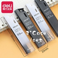 Deli / Lead (SNT) 2B (3pcs) Pencil Lead (0.5mm 7003) Mechanical Pencil (0.7mm 7004) School Supplies笔