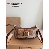 COACH COACH Ashton Detachable Shoulder Strap Top Zipper Opening Closing Artificial Leather Shoulder 