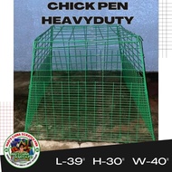 CHICK PEN SCRATCH PEN HEAVYDUTY/ GAMEFOWL/ CHICKEN PEN W/ FREE FEEDER CUP‼️