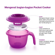 Tupperware Rice Smart 10kg Pink OR Red RiceSmart Rice Dispenser, Rice Cooker, Rice Strainer, Rice Spoon