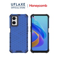 UFLAXE Honeycomb Ốp Cứng Chống Sốc cho OPPO A96 A76 A36 Ốp Điện Thoại Trong Suốt Ốp Lưng Bảo Vệ Toàn