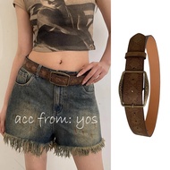 Classic American Style Y2K Jeans Belt for Women