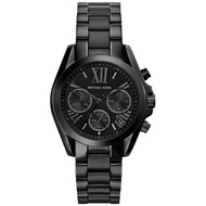 นาฬิกาข้อมือผู้หญิง Michael Kors Mini Bradshaw Black Ion-Plated Stainless MK6058