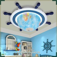 Children's Room Bedroom Light Creative Eye Protection Led Ceiling Light Rotary Tellurion Study Lamp Kindergarten Classroom Lamps